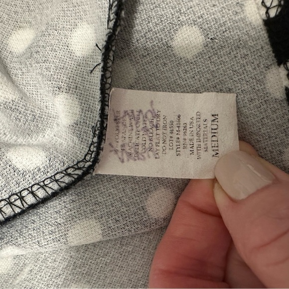 JM Fluerette Black & White Polka Dot Skirt - Picture 5 of 8